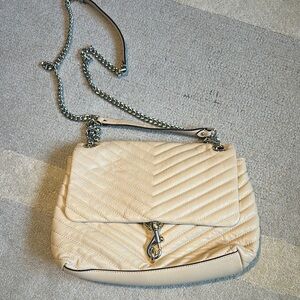 NWOT  Rebecca Minkoff Elegant  Quilted Shoulder Bag with cross body strap